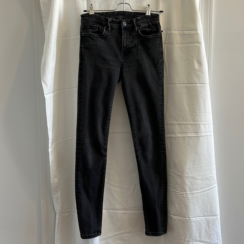 All Saints Grace Jean, Size 27. Black.